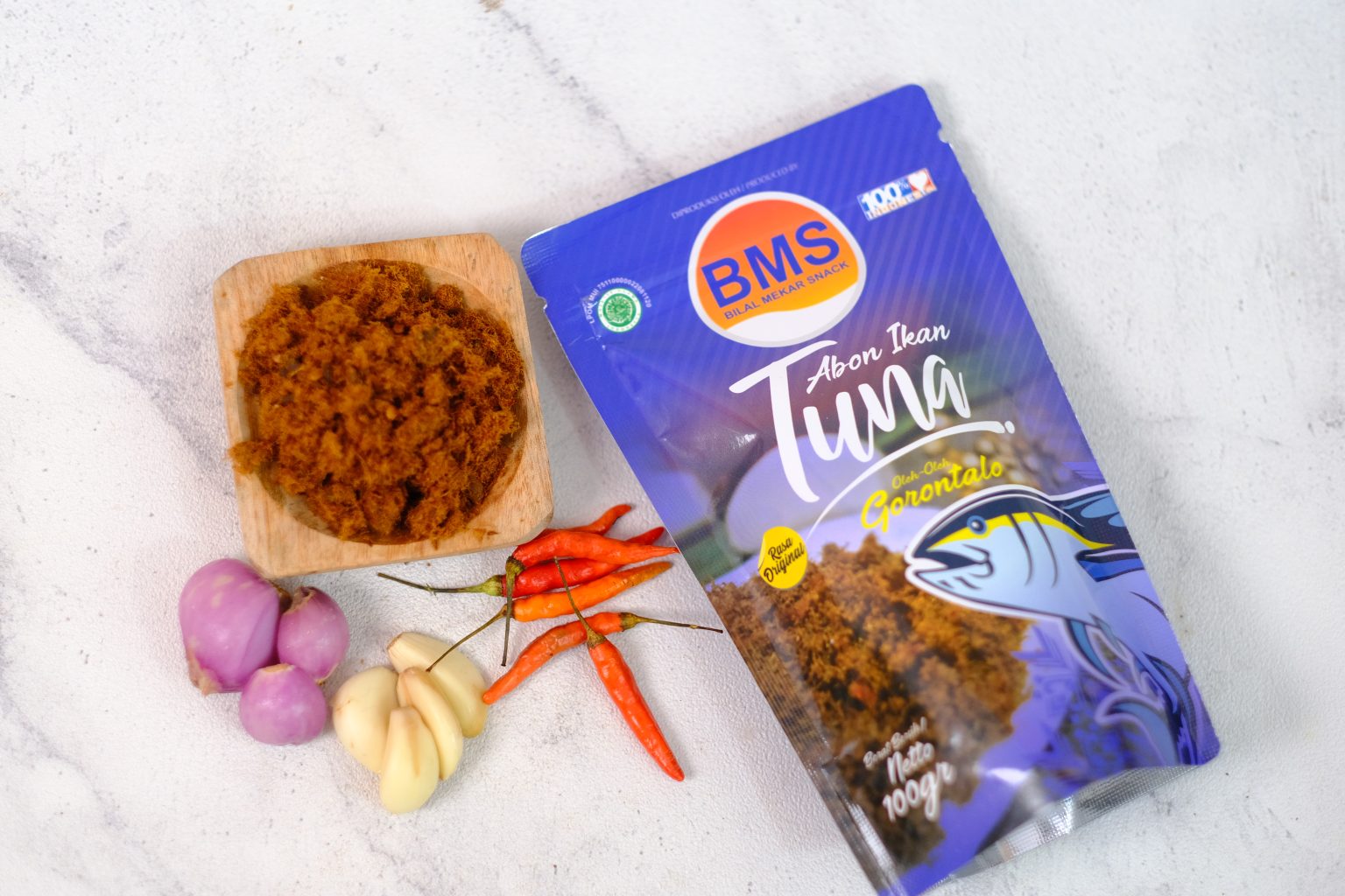 Bilal Mekar Snack abon tuna khas Gorontalo