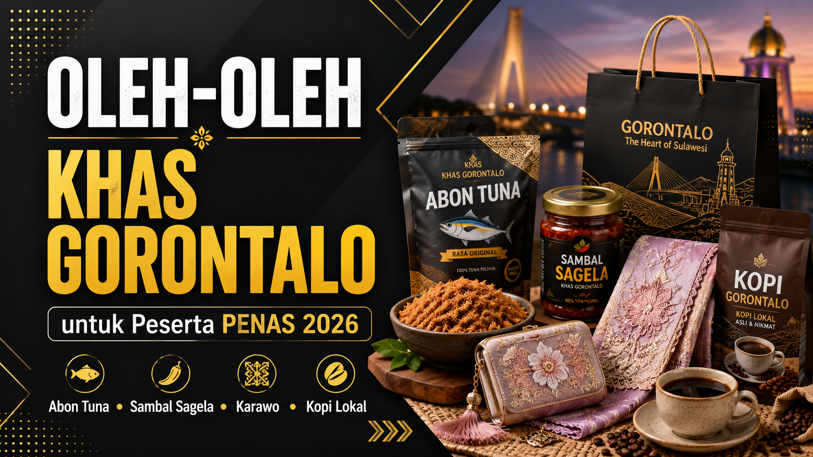 OLEH-OLEH KHAS GORONTALO untuk Peserta PENAS 2026